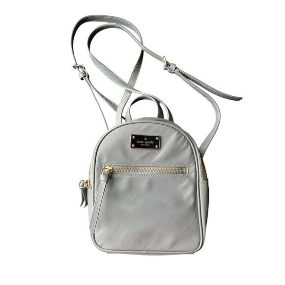 Kate Spade New York Bradley Mini Backpack Gray - Picture 1 of 7